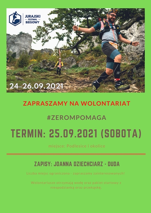 ZAPRASZAMY NA WOLONTARIAT maly